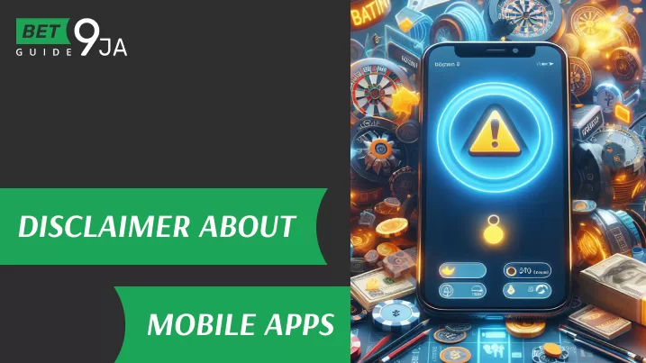 Disclaimer About Mobile Apps